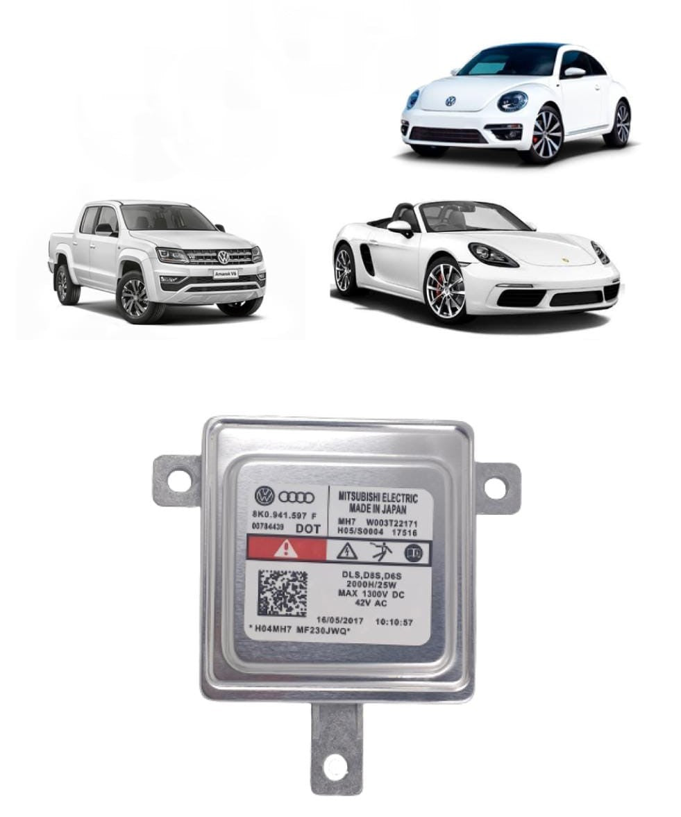 Modulo Reator Farol Xenon Amarok New Beetle Porsc Macan 2013 2014 2015 2016 2017 2018 2019 2020 2021 2022 8K0941597F