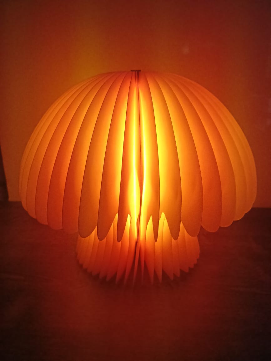 Cogumelo Livro de Madeira Luminária Abajur Led 3d Cores Branco Amarela Mesa Quarto Luz Noturna USB Recarregavel Presente