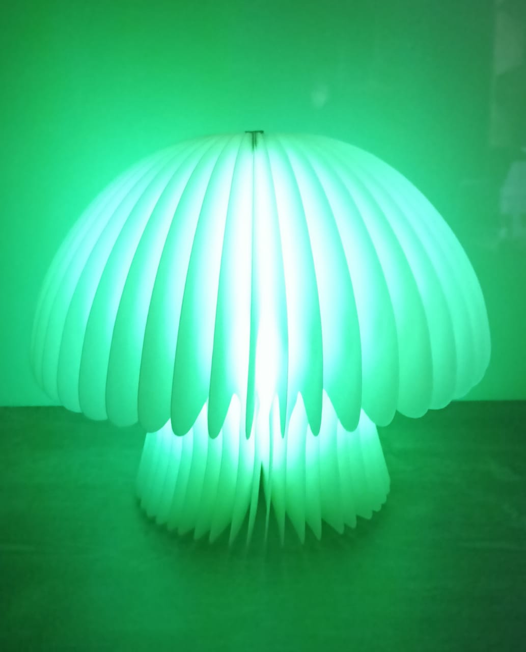 Cogumelo Livro de Madeira Luminária Abajur Led 3d Cores Branco Amarela Mesa Quarto Luz Noturna USB Recarregavel Presente