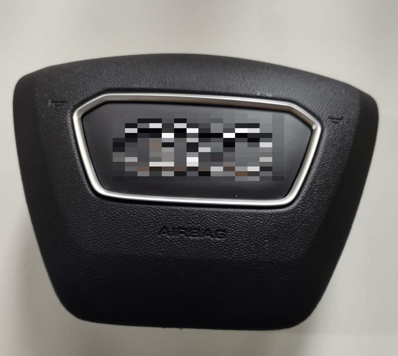 Capa Tampa do Airbag Volante Aud A6 A7 Rs6 Rs7 2018 2019 2020 2021 Buzina Motorista