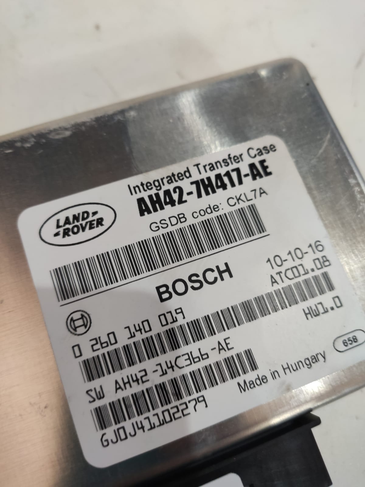 Modulo Caixa de Tração Range Rover ah427h417ae 0260140019