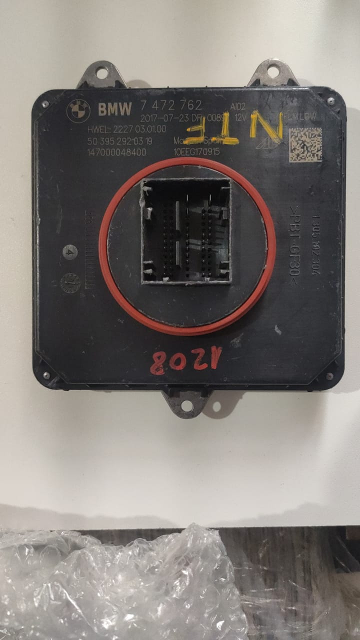 Modulo Reator Led Farol Bm G30 520i 525 530 X6 2017 2018 2019 2020 Serie 7 7472762