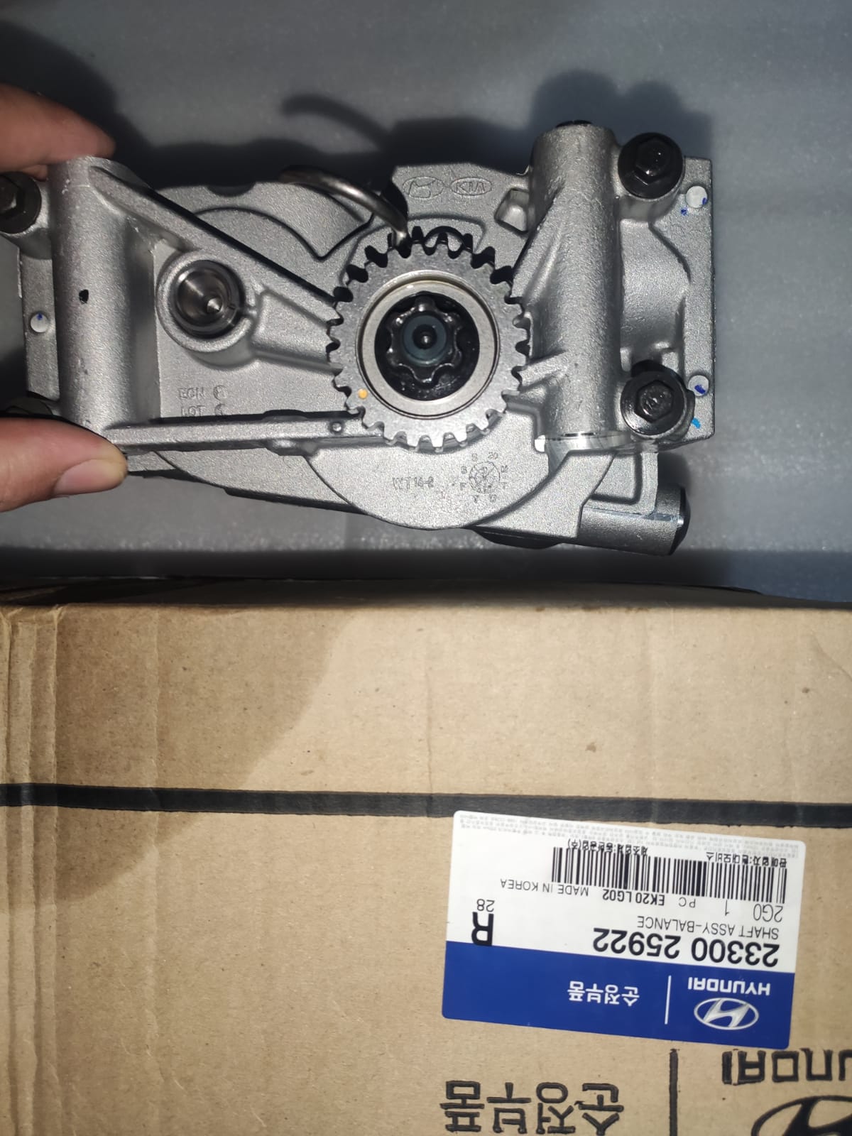 Bomba de Óleo Original Kia Hyundai Sorento Carens Sonata Optima Cadenza 2.4 16v 2008 2009 2010 2011 2012 2013 2014 2015 2330025230, 2330025220, 2330025555922