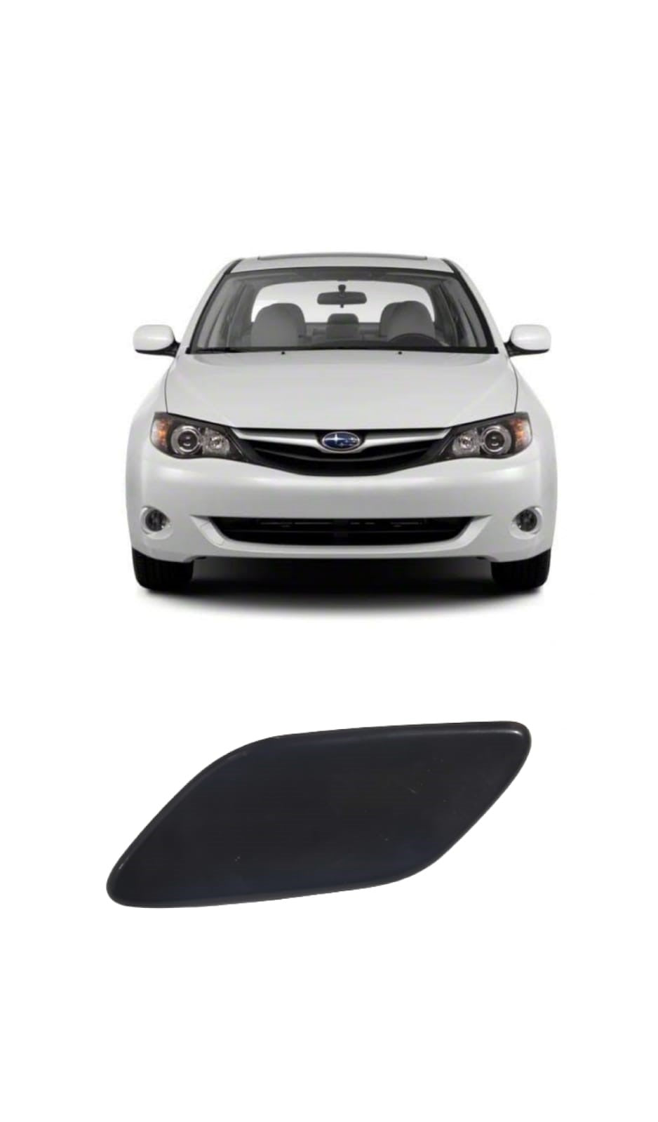 Capa Tampa Parachoque Esguicho Limpador Farol Esquerdo Suba Impreza 2007 2008 2009 2010 2011 86636fg030