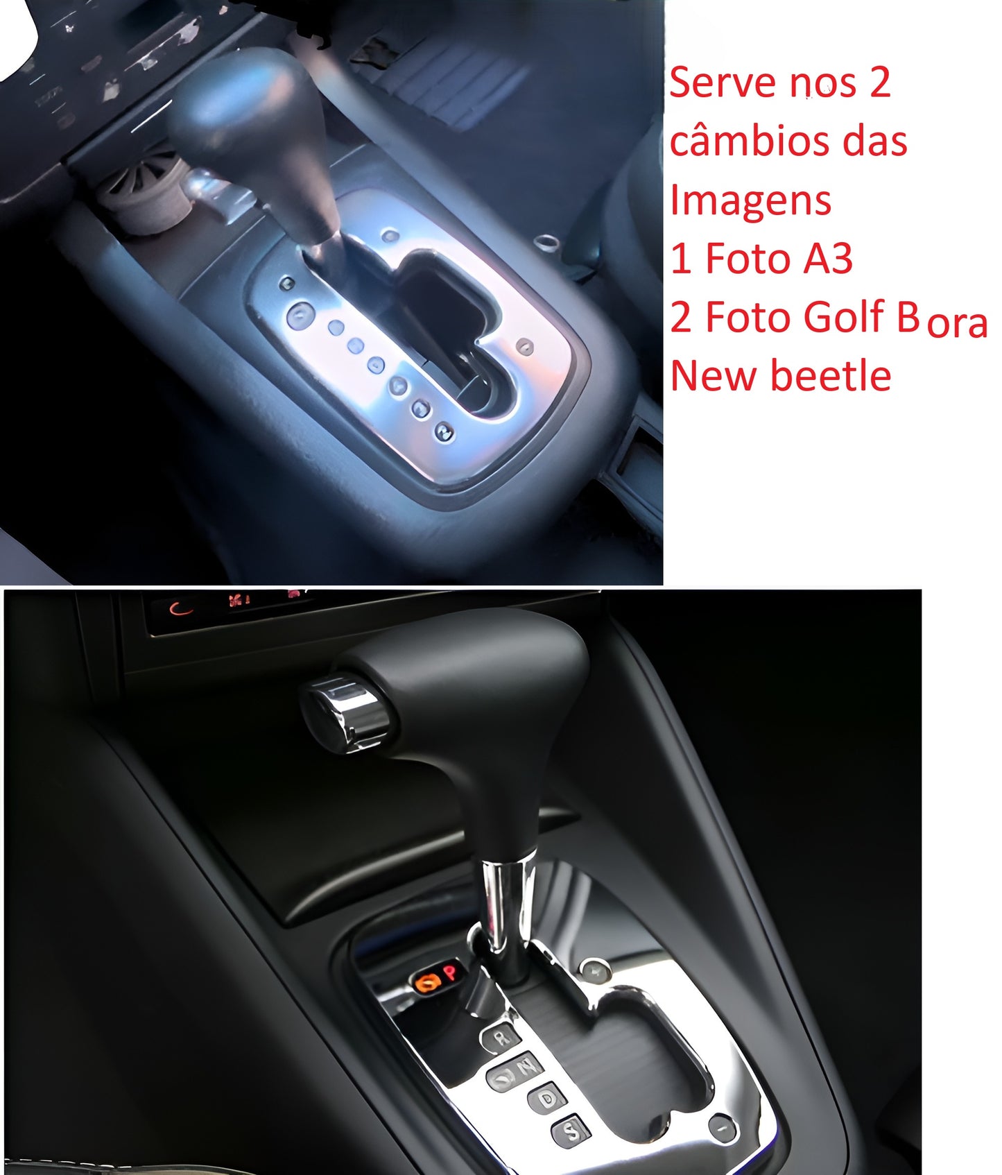Esteira Deslizante Guarda Pô Alavanca Câmbio Tiptronic Bora Golf New Beeatle Com Imã 2002 2013