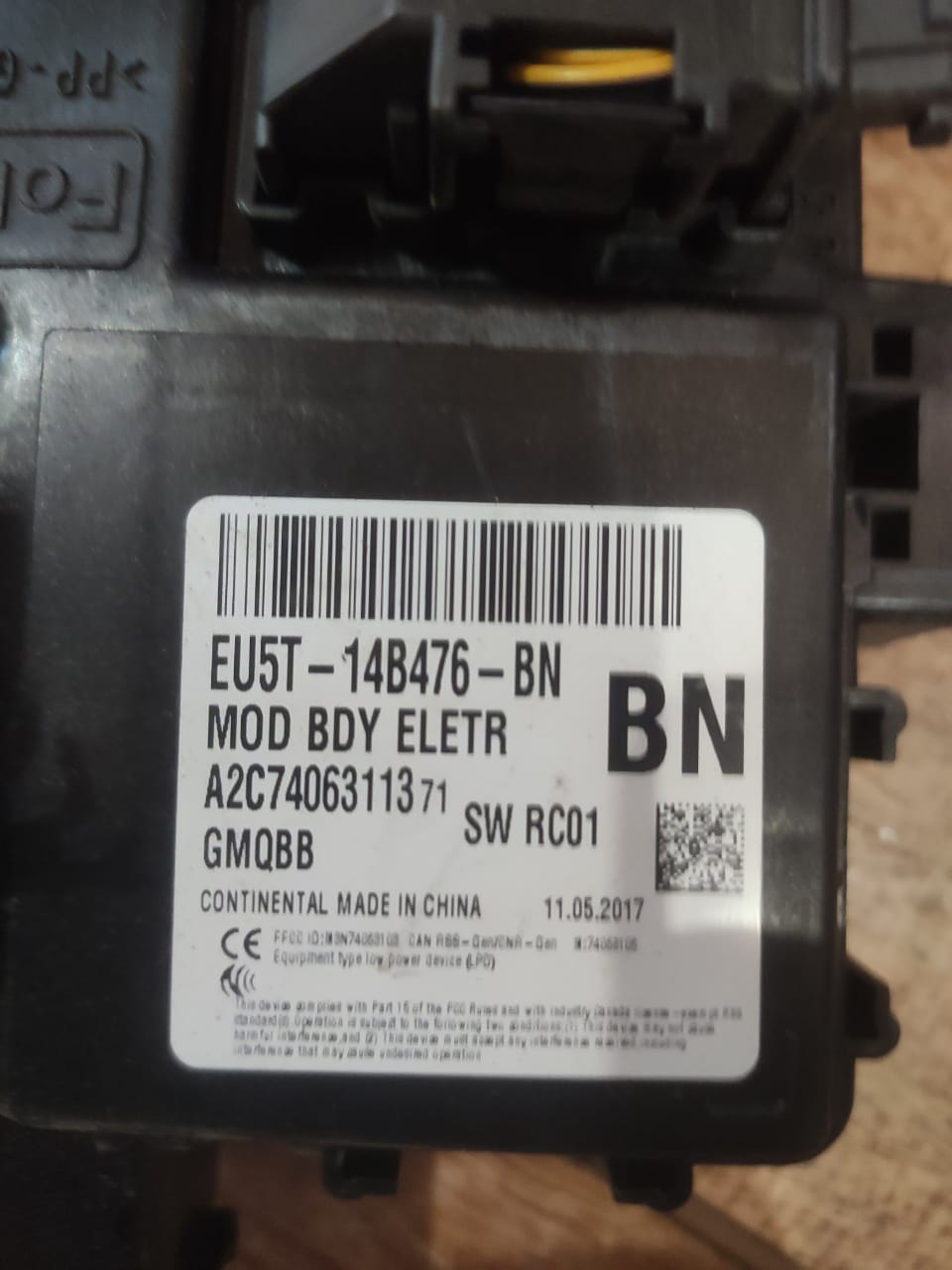 Modulo Bcm Caixa Fusiveis For Ka 2015 2018 eu5t14b476bn