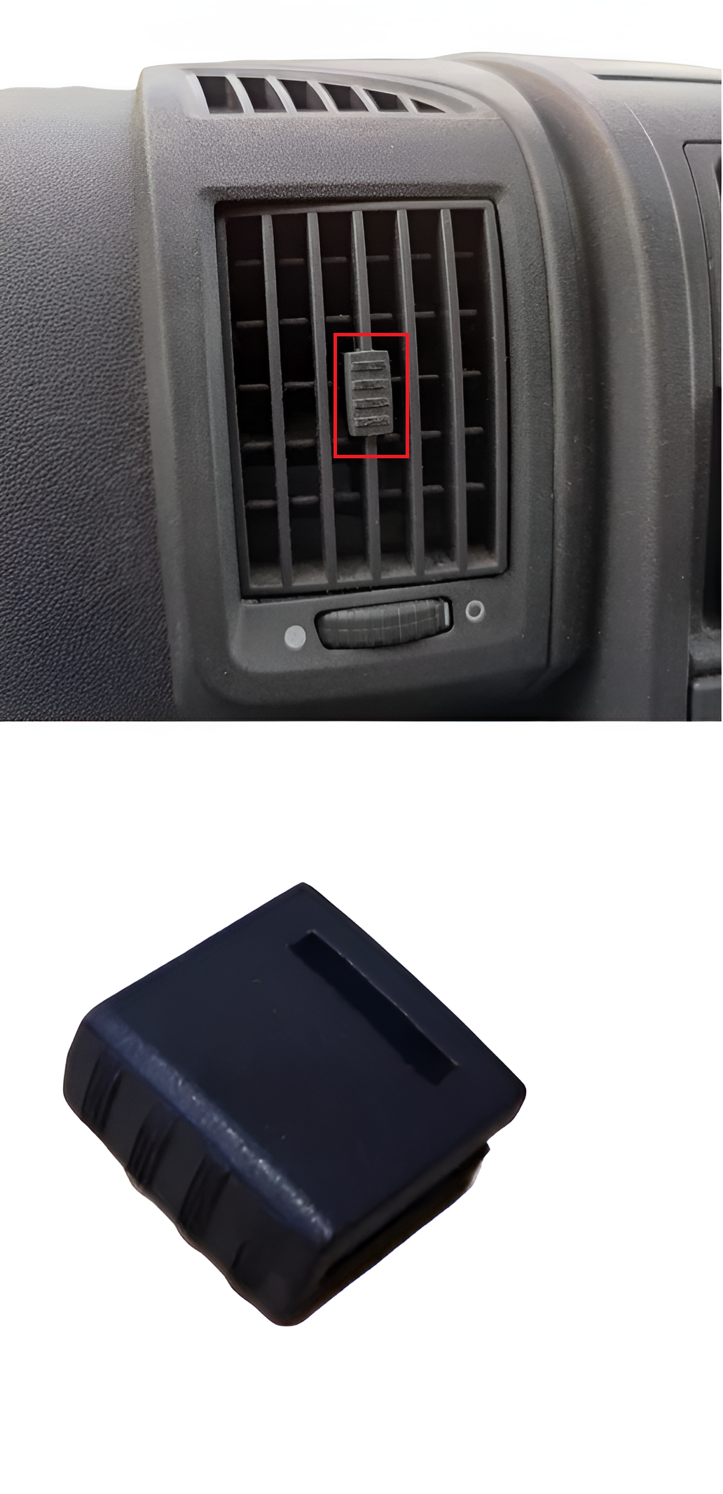 Botão Direcional Difusor de Ar Ducato Jumper Boxer 2018 2019 2020 2021 Ajuste
