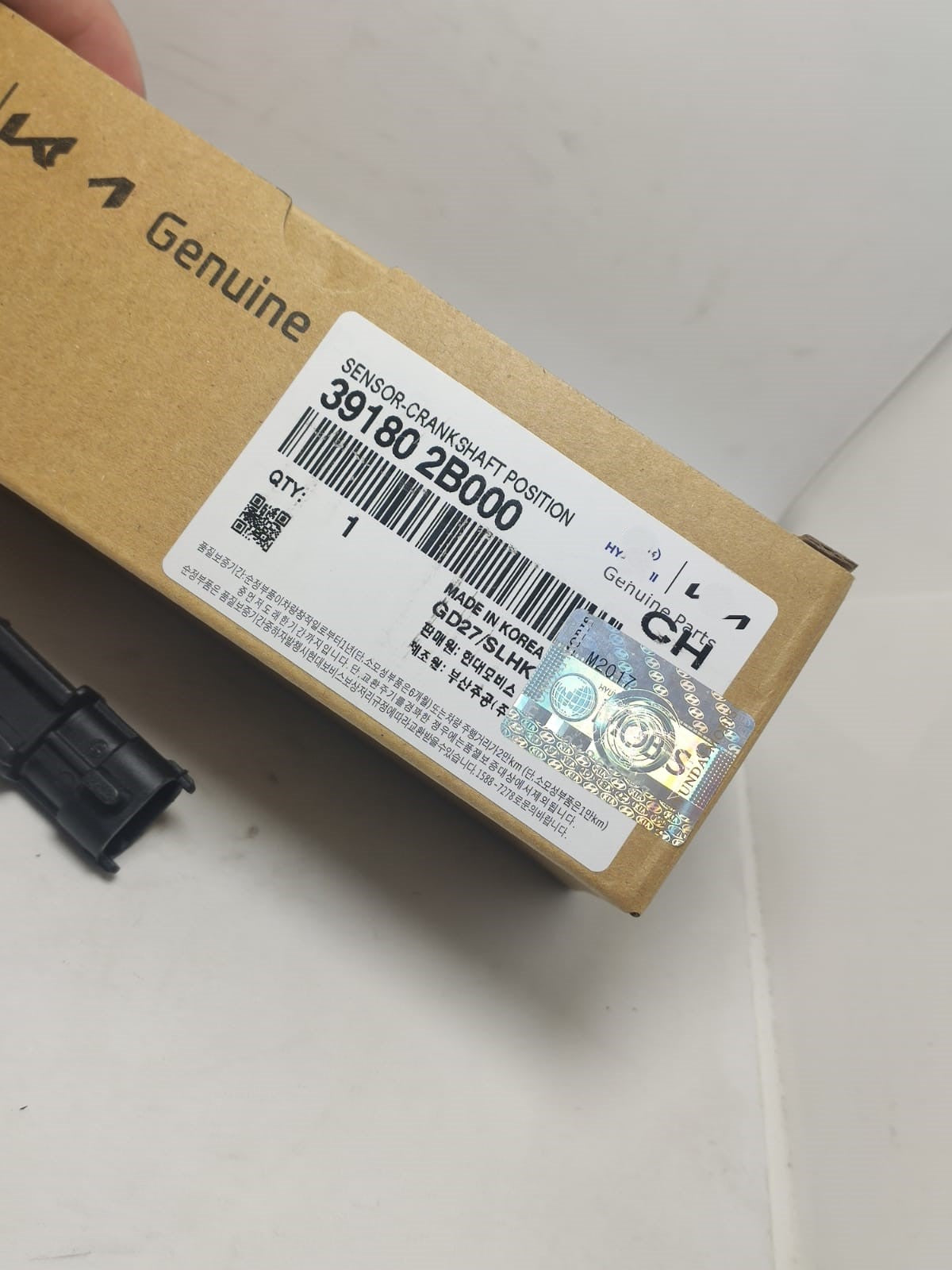 Sensor de Rotação Motor Hb20 I30 Elantra Cerato Ix35 Soul Tucson 2011 2012 2013 2014 2015 2016 2017 2018 391802b000