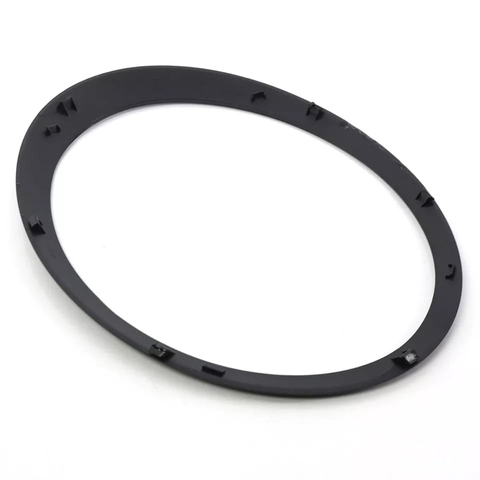 Par Acabamento Moldura Anel Farol Dianteiro mi Cooper 2007 2008 2009 2010 2011 2012 2013 2014 2015 Black Piano Preto