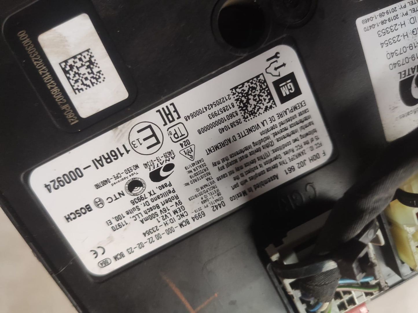Modulo Bcm Caixa de Fusiveis Onix 2020 2021 2022 2023 26381040 f00hj02661 26381040