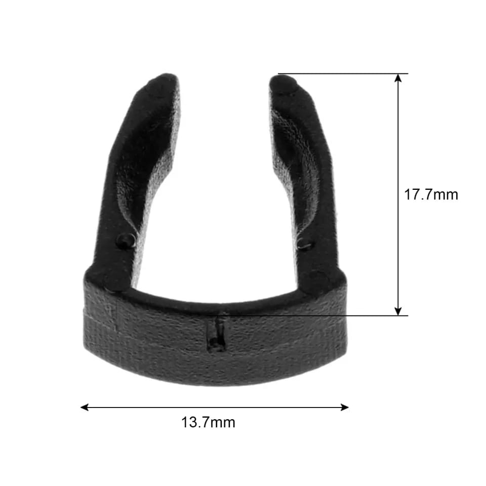Par Clipe Suporte Trava Grampo de fixação de tubo de filtro de combustível Volswagen Bora Jetta 13,7 x 17,7 mm