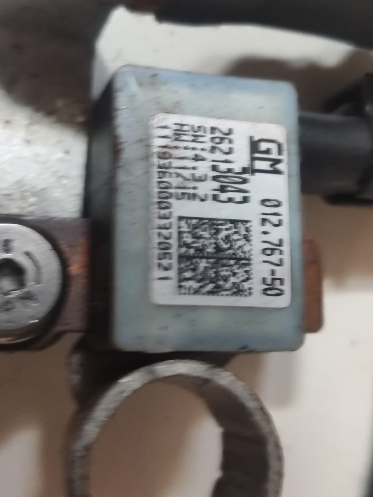 Sensor Negativo bateria Tracker Onix 2019 2020 2021 26213043