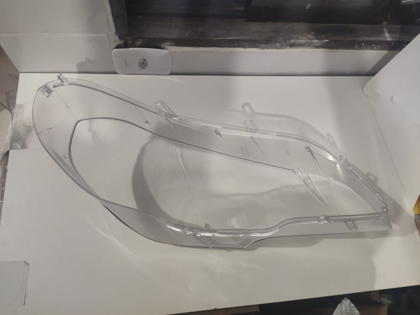 Lente Farol Esquerda Bmw X5 E70 2008 2009 2010 2011 2012 Motorista