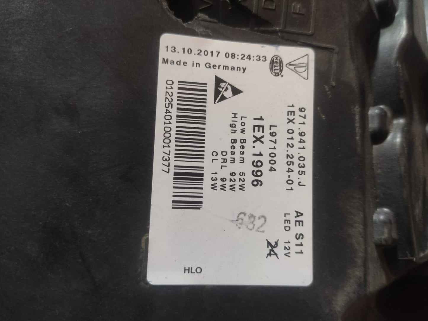 Farol Diantei Esquerdo Porsche Panamera 2017 2020 971941035j