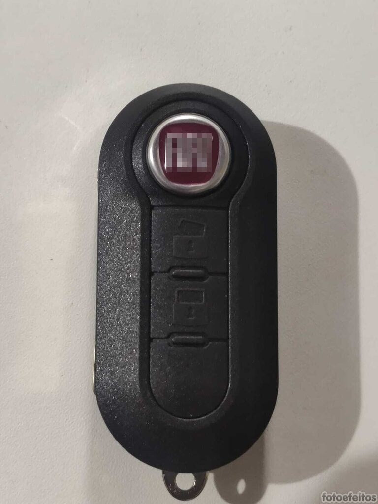 Capa Carcaça Oca da Chave Contato Canivete Fia 500 Palio Uno Strada Siena Punto Stilo Ducato Fiorino 2008-2018 2botoes