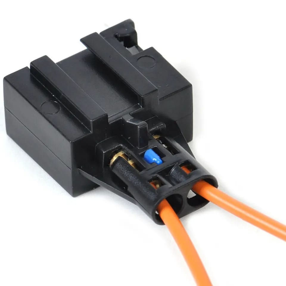 Cabo Fibra Optica Bypass Adaptador Radio Multimidia Aud Bm Porsc Merced Jagu Volkswag Femêa