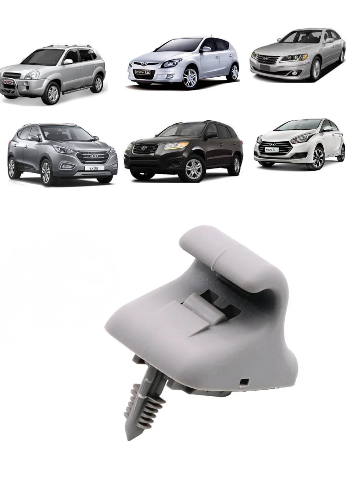Suporte Presilha Grampo Para Sol Hyun I30 Hb20 Tucson Sonata Santa Fé Azera Ix35 85235-1c300qs