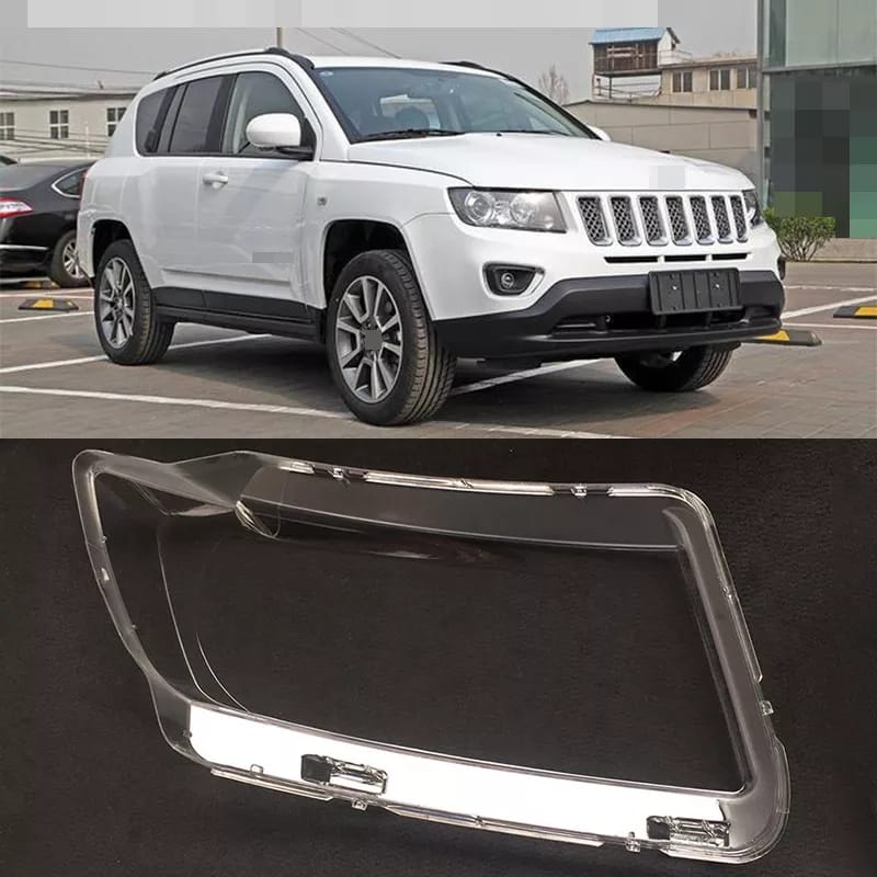 Lente do Farol Dianteiro Esquerdo Jeep Compass 2011 2012 2013 Motorista
