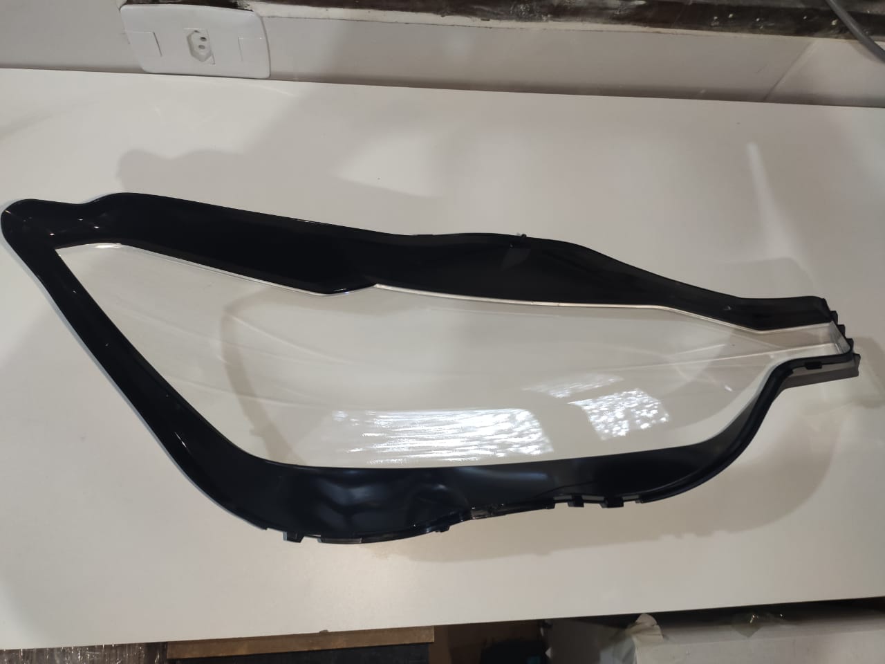 Lente Farol Esquerda Volvo Xc60 2017 2018 2019 2020 2021 Motorista