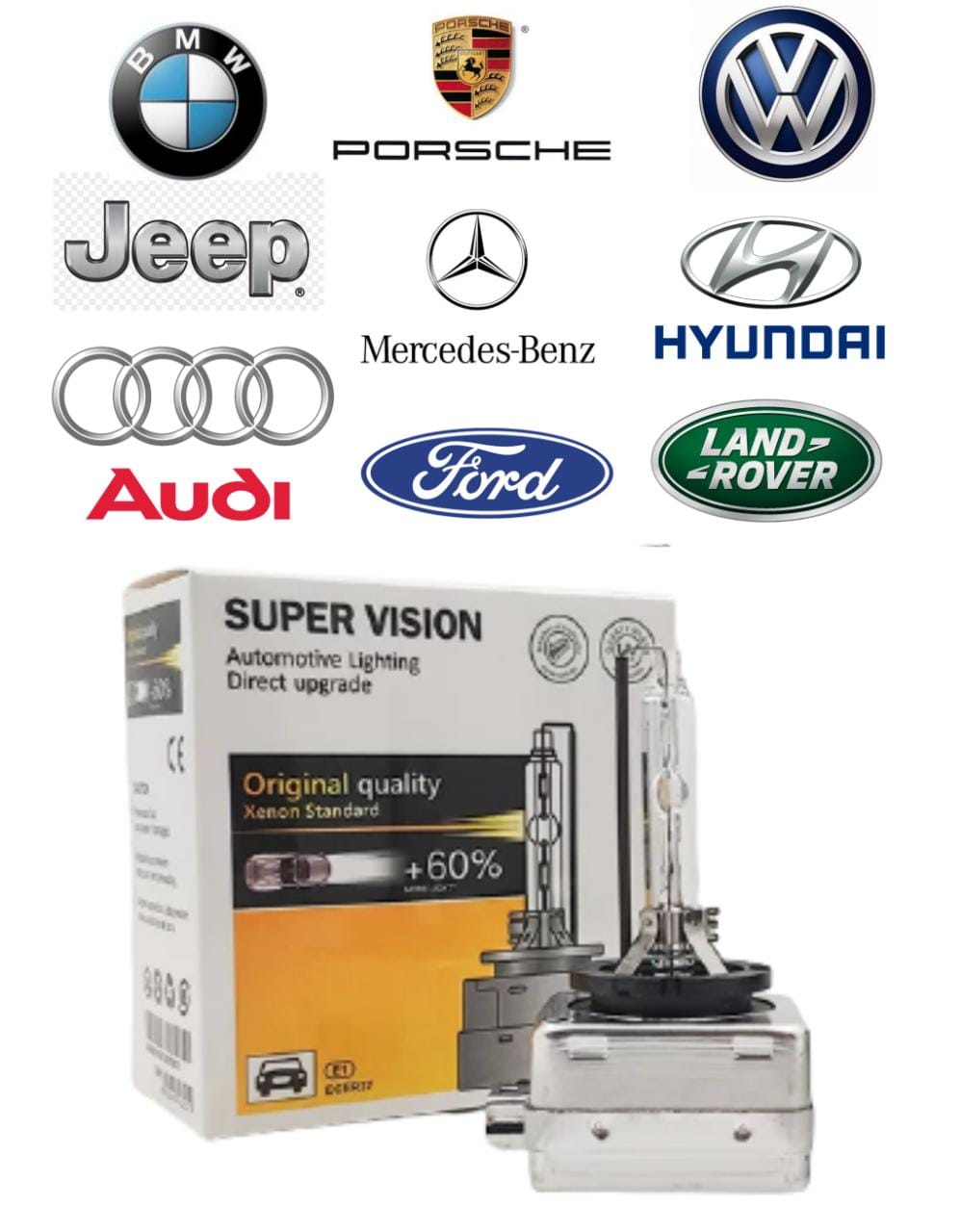 Lâmpada Xenon Farol D1s 4300k C4 Passat Sonata Azera Xc60 Santa Fé Vera Cruz Tiguan 2007 2008 2009 2010 2011 9285141294