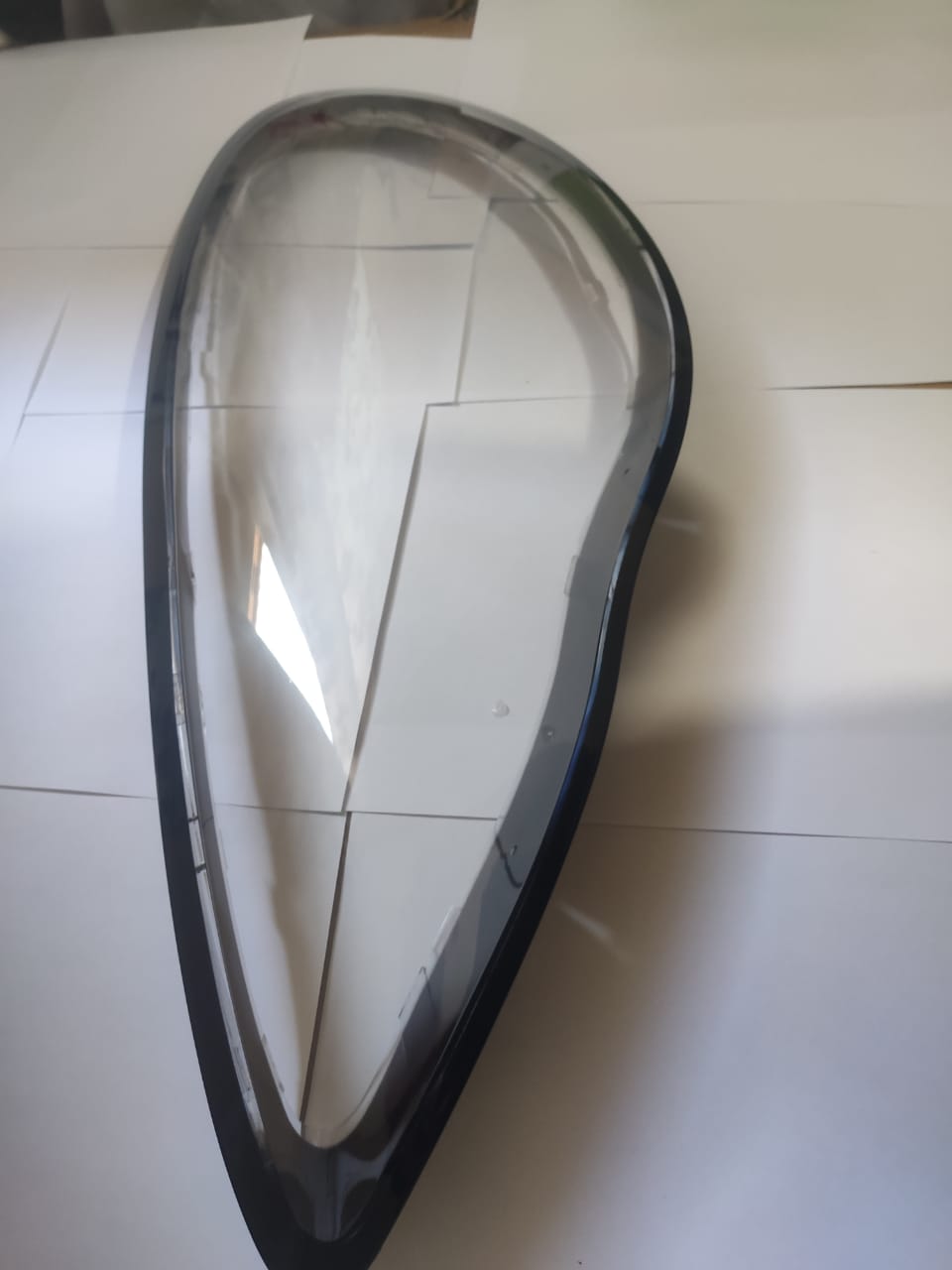 Lente Farol Esquerdo Porsche Panamera 2011 2012 2013 2014 Motorista