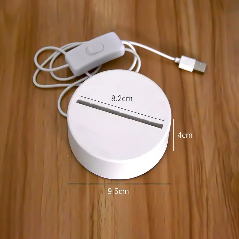 Luminária Abajur Avião Boing Comercial Acrílico Led 3d Mesa Quarto Namorado Luz Presente Mãe Pai Filho Avo Ilusão Optica