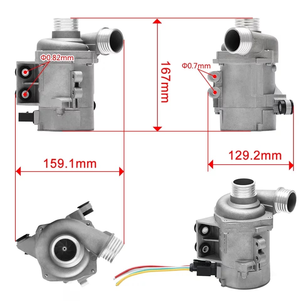 Bomba De Água Bm 318i 320i 328i X1 428i 420i 528i X3 X5 Z4 3.0 6cc 2006 2007 2008 2009 2010 11517586925