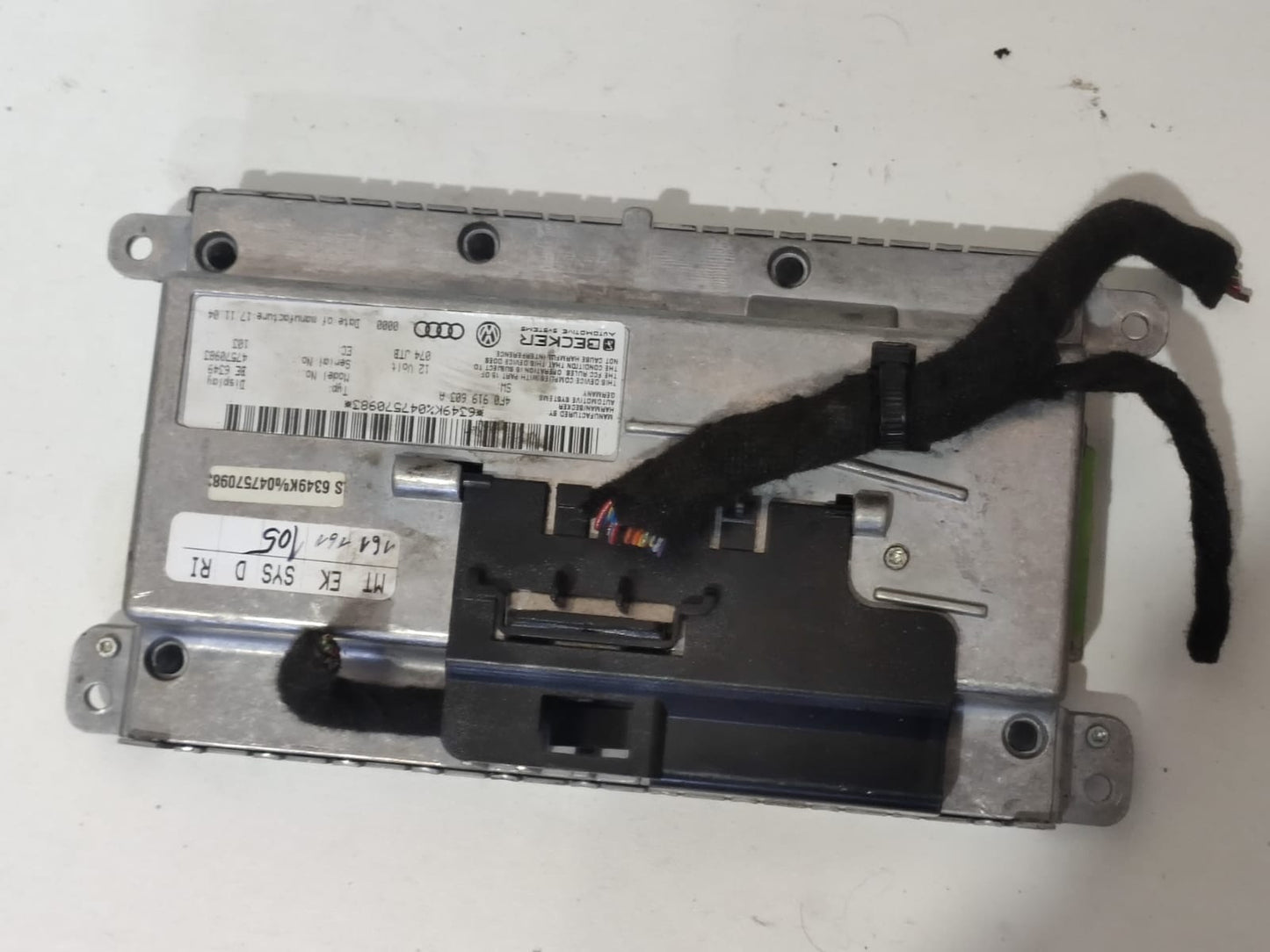 Tela Multimidia Radio Aud A6 A4 A5 A6 Q7 2004 2008 4f0919603