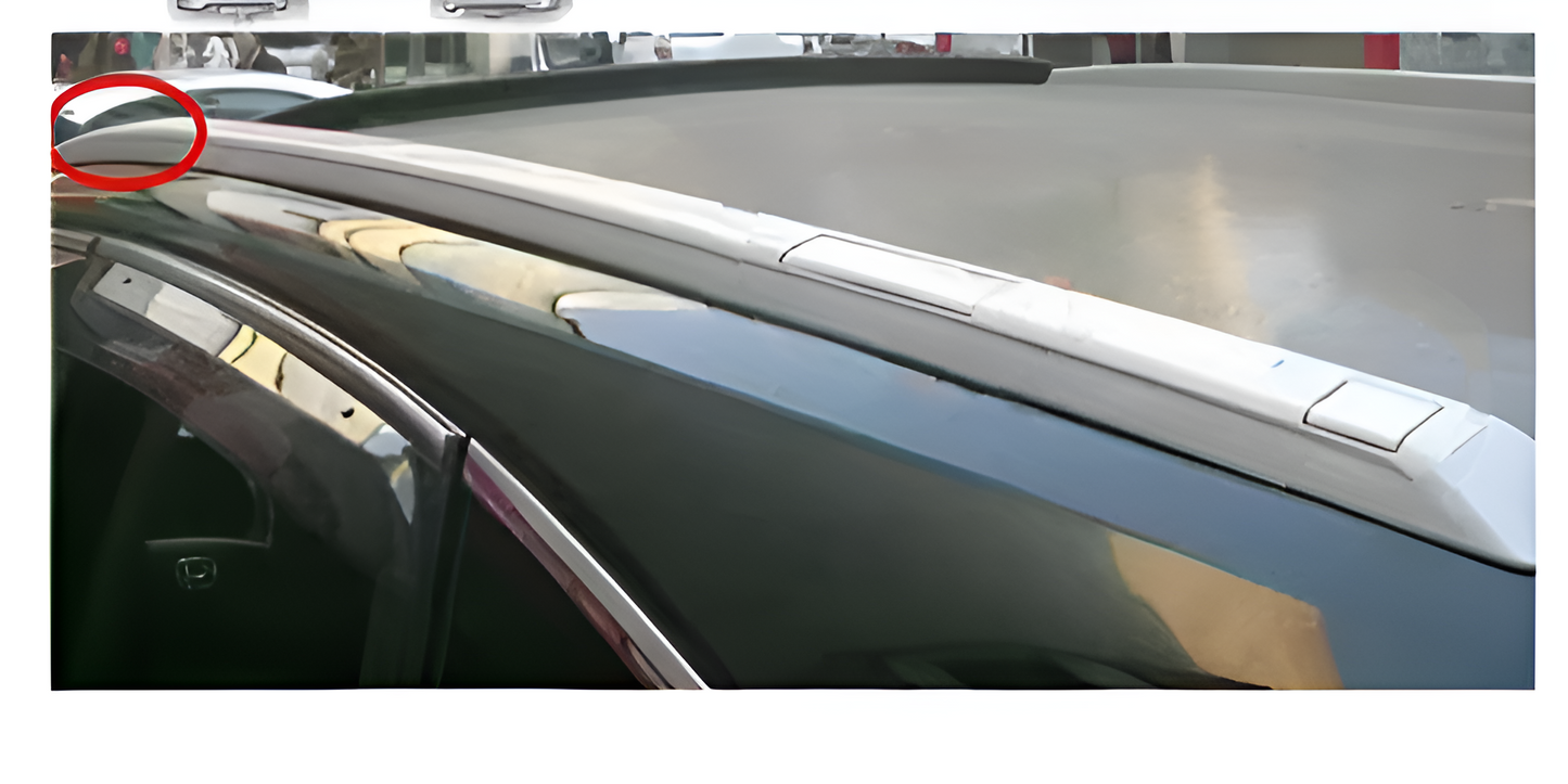 Tampa Acabamento Moldura Traseiro Esquerdo Teto Rack Hon Cr-v 2012 2013 2014 2015 2016