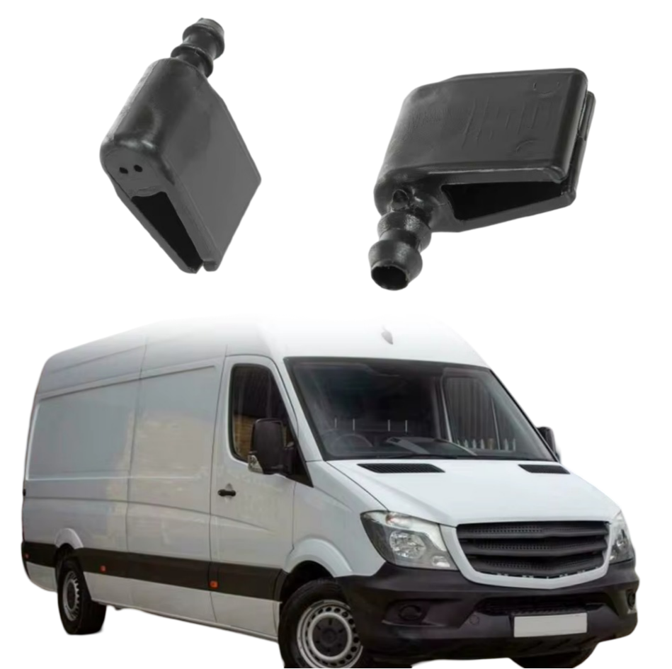 2 Brucutu Bico Esguicho Agua Limpador lavador Parabrisa Sprinter 3500 Van 2006 2007 2008 2009 2010 2011 2012 2013 2018