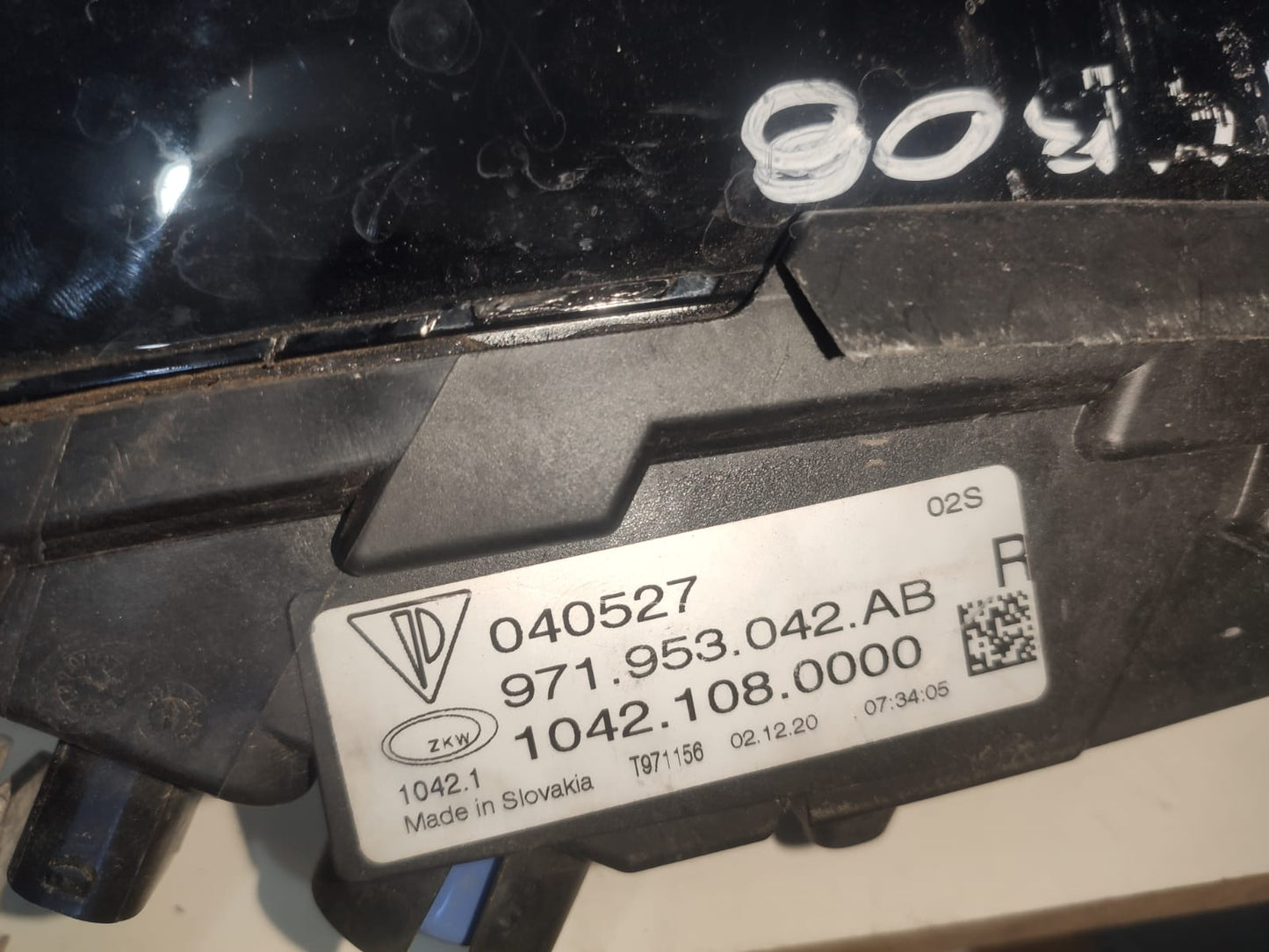 Modulo Reator Led Farol Direito Panamera 20- 23 971953042ab
