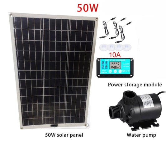 Aerador Oxigenador Painel Solar Bomba de Água Lago Peixes Áquario Jardim Piscina 50w 12v Sem Energia Életrica Oxigenação