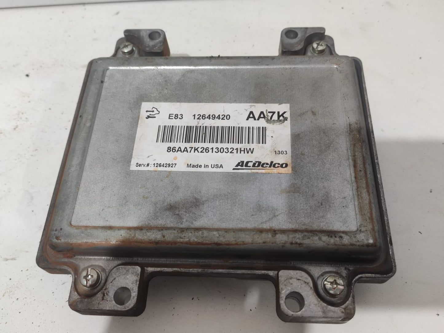 Modulo de injeção Cruze 1.8 2011 2012 2013 2014 12649420