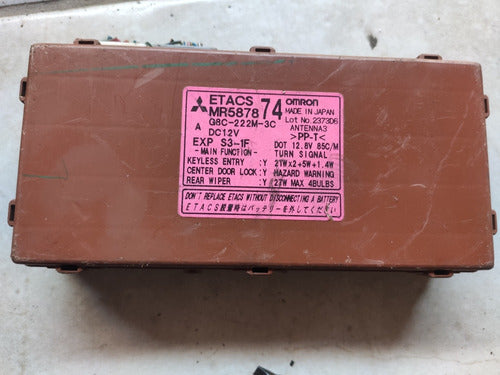 Módulo Etcs Mitsubis Airtrek Mr5878 74 G8c222m3c Conforto