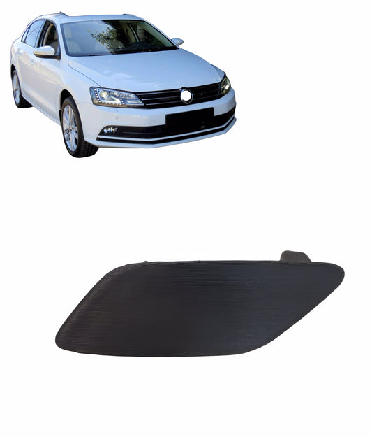 Tampa Esguicho Limpador Farol Esquerdo Jetta 2015 2016 2017 Highline Tsi 5c6955109a Moldura Acabamento Parachoque lavado