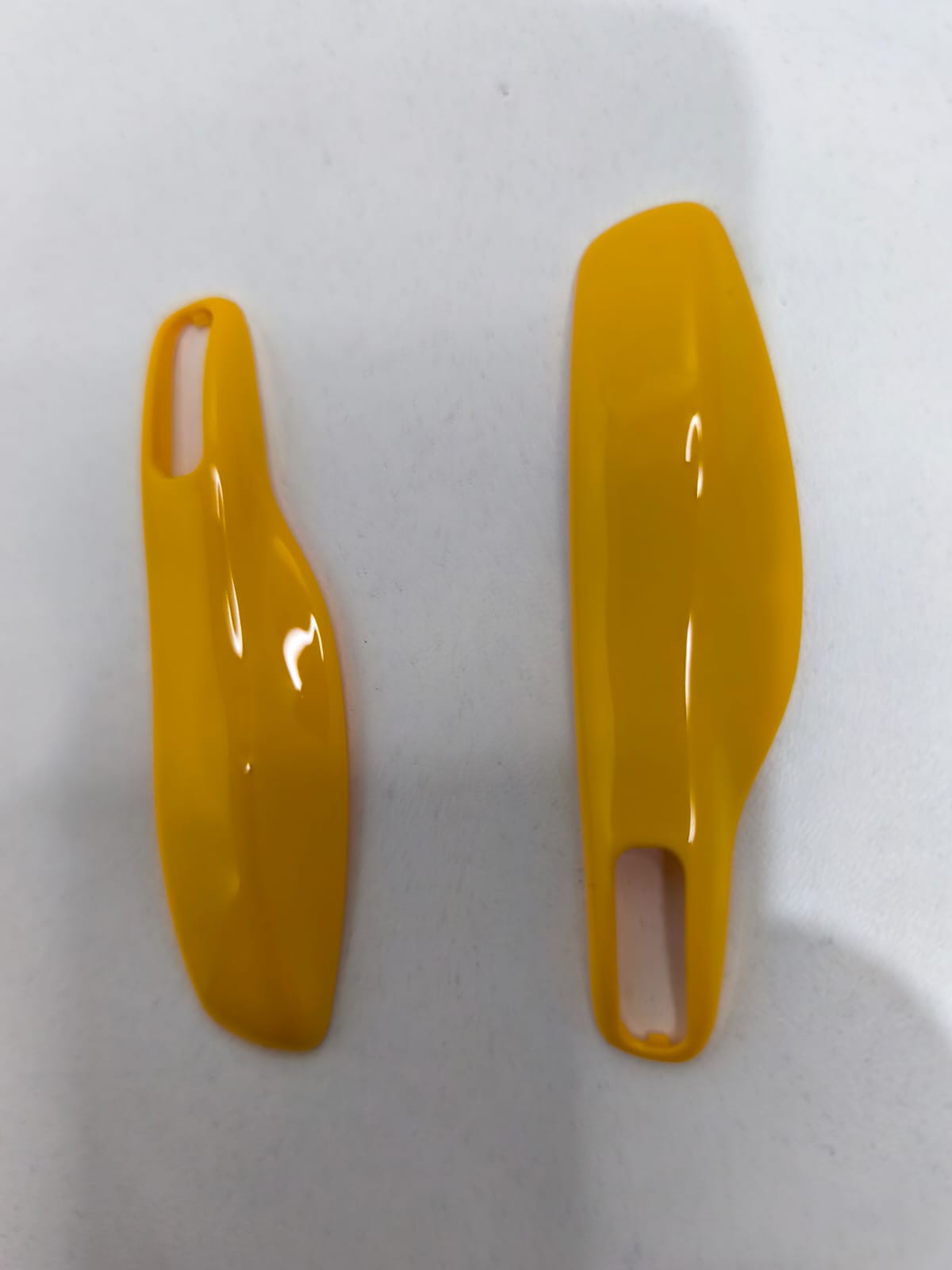 Capinha Capa Tampa Carcaça Lateral Chave Porsc Cayenne 718 911 Boxster Macan Cayman2011 2012 2013 2014 2015 Amarelo