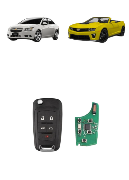 Chave Ignição Canivete S10 Onix Tracker Malibu Cruze Equinox Camaro Cobalt 5 Botoes Frequencia 315 mhz