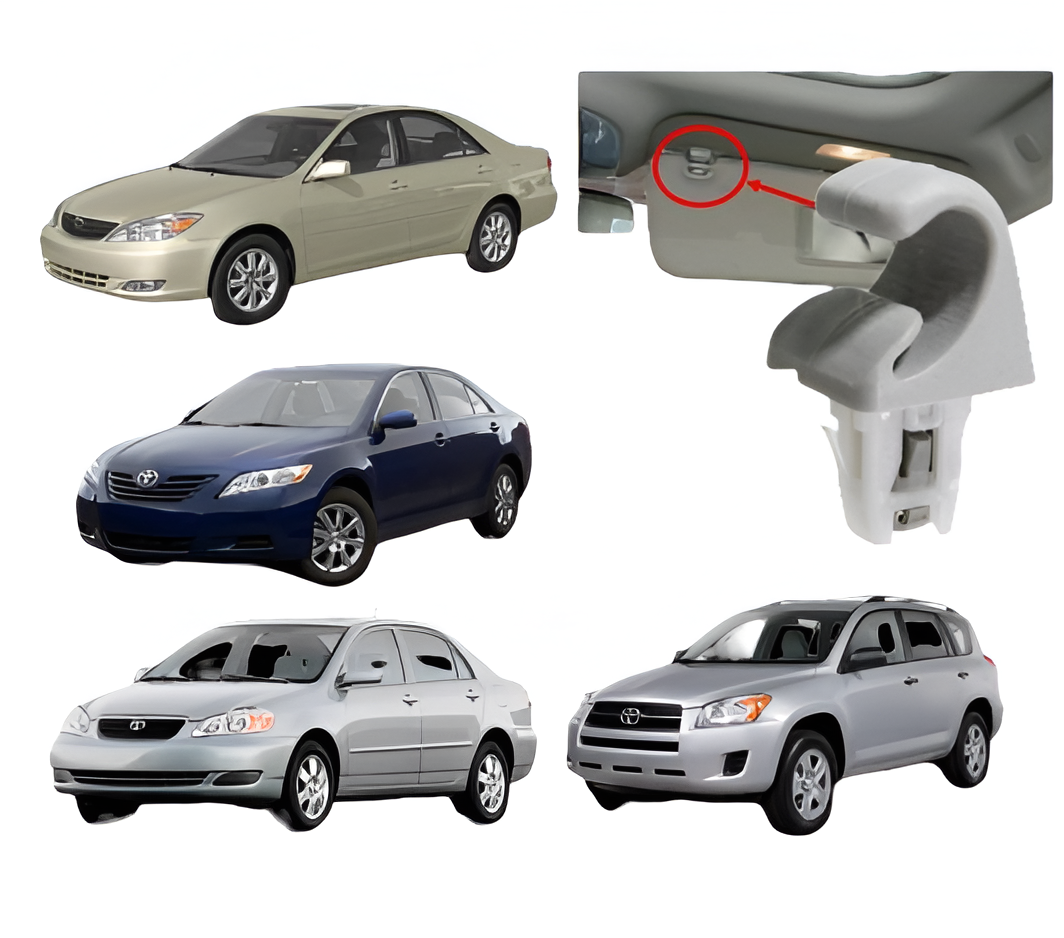 Suporte Presilha Grampo Para Sol Cinza Toyo Corolla Camry Prius Rav4 2003 2004 2005 2006 2007 2008 2009 2010 2011 2012