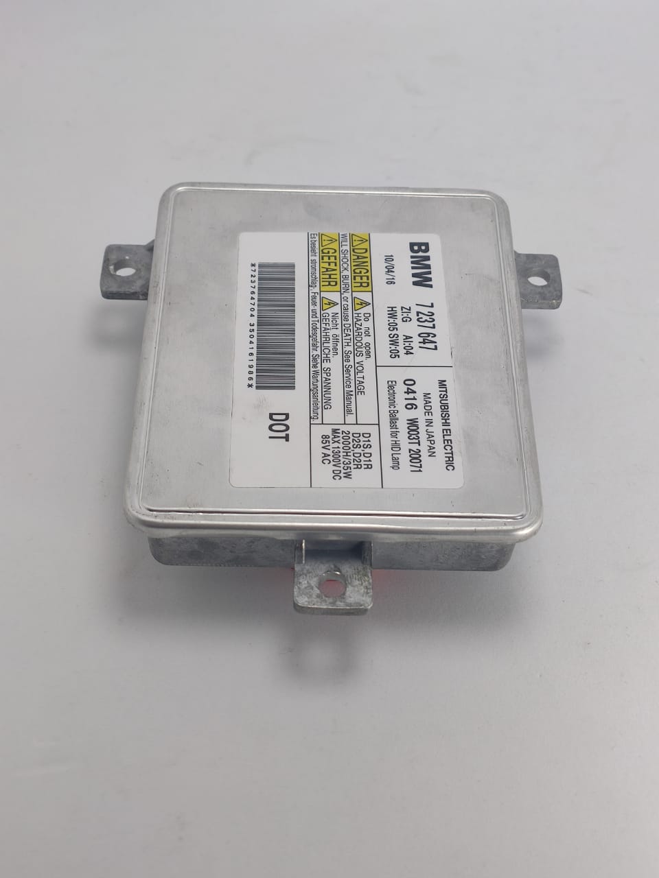 Modulo Reator Xenon Farol Bm X1 730 740 750 520i 525i 528i 530i M5 X1 2009 2010 2011 2012 2013 7237647 W003T20071