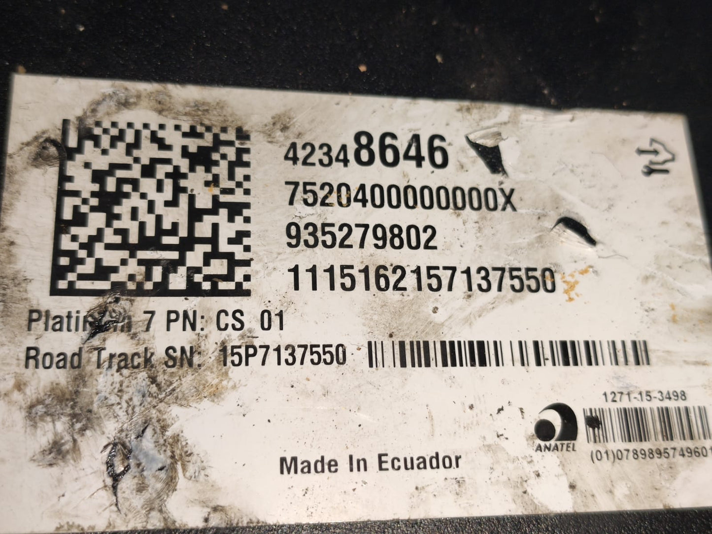 Modulo Interface Gm Cruze Onix Prisma 42348646 935279802