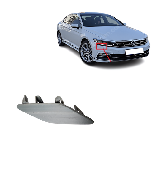 Tampa Esguicho Brucutu Limpador Farol Esquerdo Passat 2017 2018 2019 2020 2021 3G0807937A Motorista Moldura parachoque