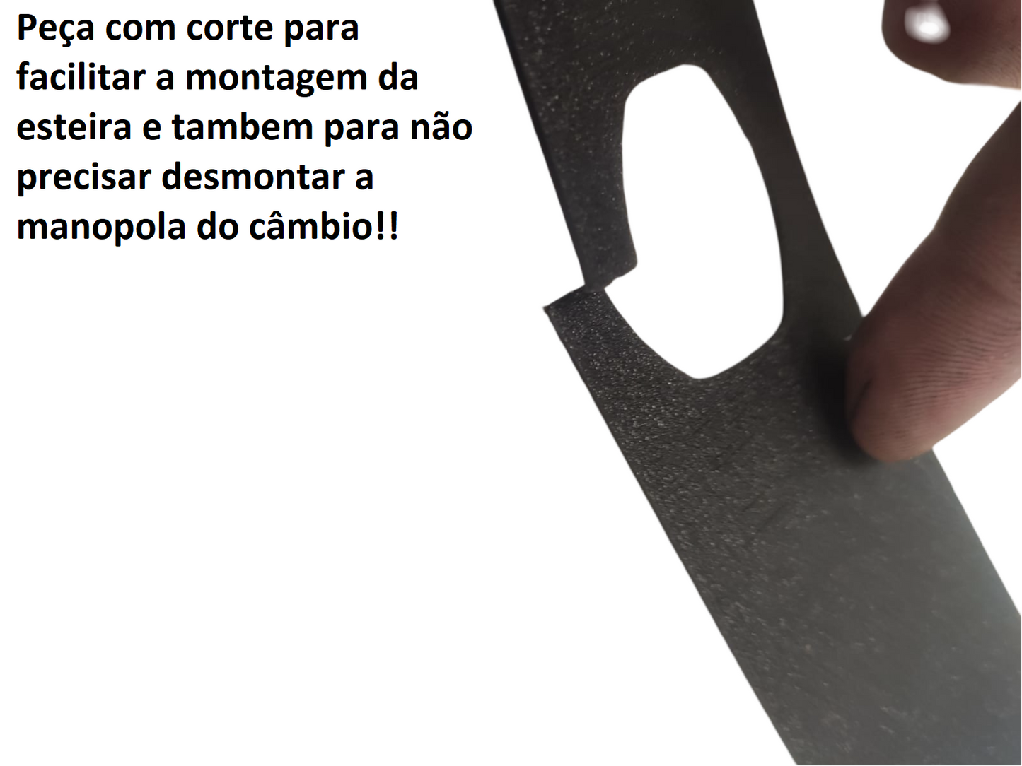 Esteira Deslizante Guarda Pô Alavanca Cambio Bora New Beeatle Golf Passat Aud A3 1999 2000 2001 2002 2003 2004 2005 2012