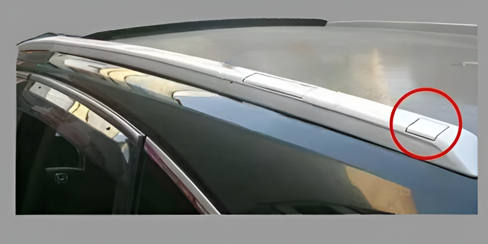 Tampa Acabamento Moldura Dianteira Direita Teto Rack Hon Cr-v 2012 2013 2014 2015 2016