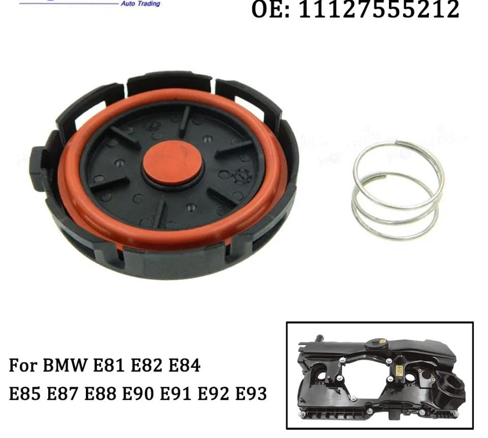 Membrana Diafragma Tampa Válvulas Motor Bm X1 X3 X5 X6 118 120 320 318 X1 X3 Z4 2005 2006 2007 2008 2009 11127555212