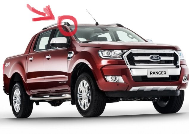 Moldura Tampa Capa Rack Teto Diant Direito For Ranger 16-23
