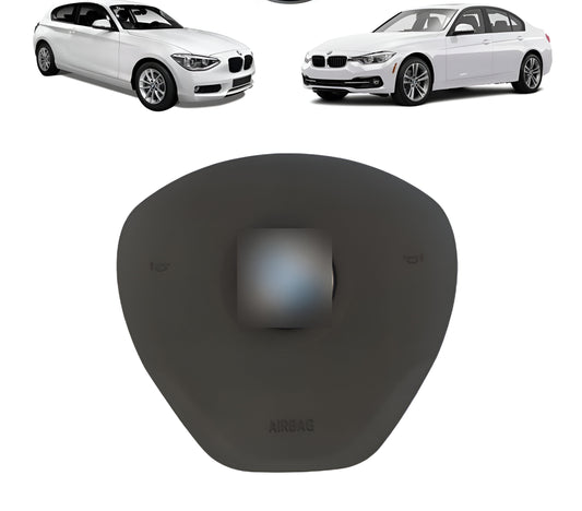 Capa Tampa do Airbag Volante Bm 320i 116i 316i 318i 328i 330i 2012 2013 2014 2015 2016 2017 Tampinha Motorista Buzina