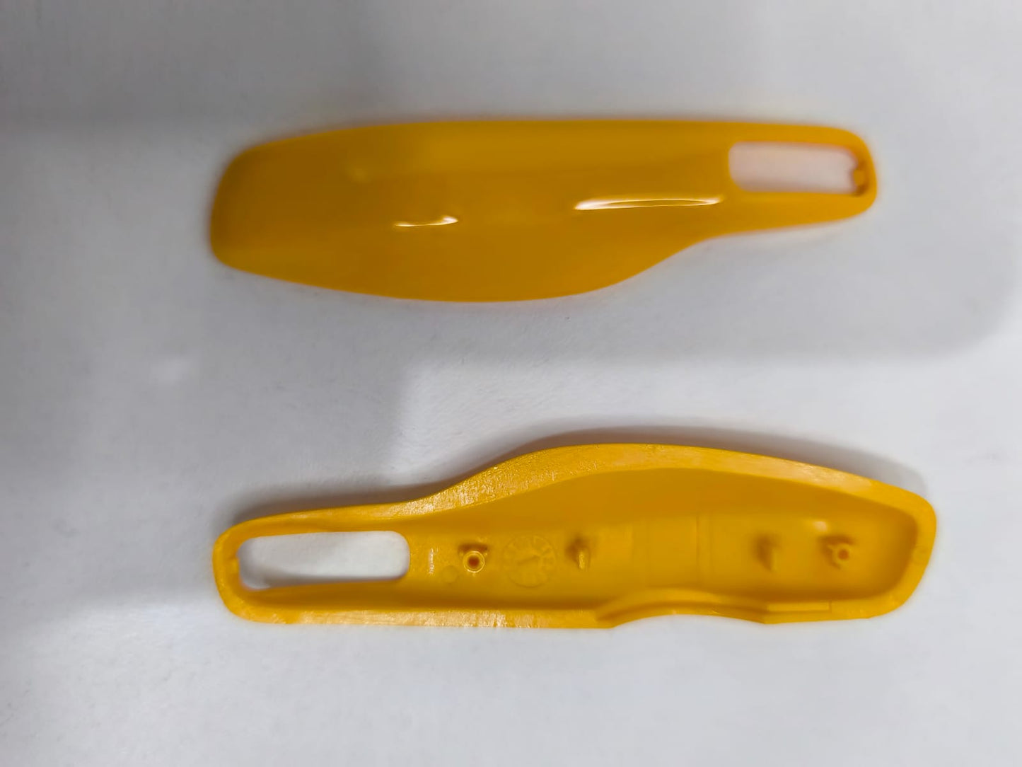 Capinha Capa Tampa Carcaça Lateral Chave Porsc Cayenne 718 911 Boxster Macan Cayman2011 2012 2013 2014 2015 Amarelo