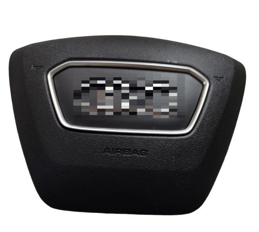 Capa Tampa do Airbag Volante Aud A6 A7 Rs6 Rs7 2018 2019 2020 2021 Buzina Motorista