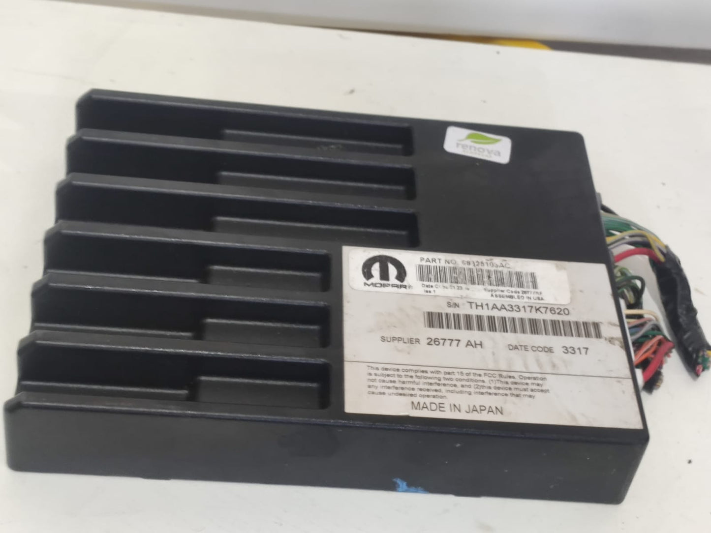 Modulo Som Amplificador Grand Cherokee 2014 2020 68325103ac