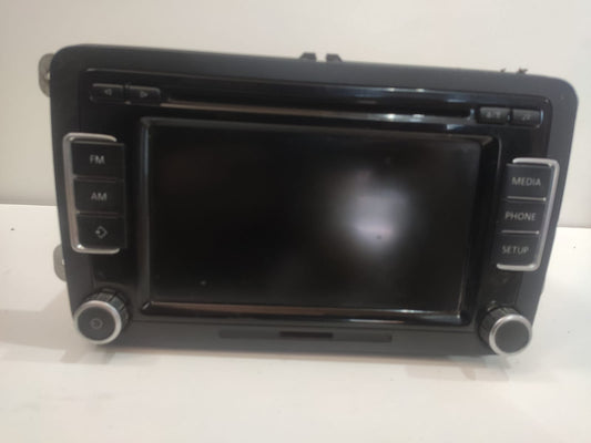 Tela Multimidia Radio Orignal Jetta Fusca Tiguan Beeatle 2012 2013 2014 2015 2016 2017 5k0035190a Chicote Conector